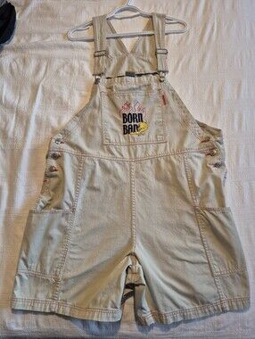 Looney Tunes Women's 18/20 short overalls Y2K Born Bad Tweety VGUC